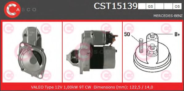 Стартер casco CST15139GS