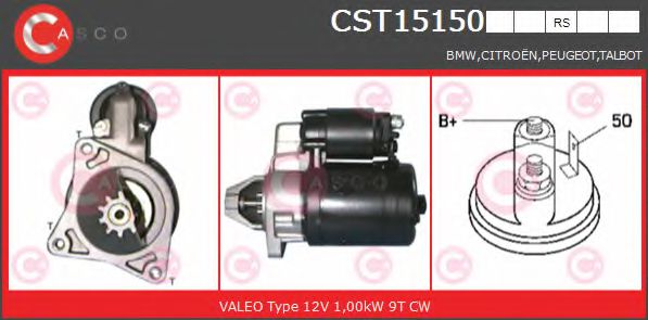 Стартер casco CST15150RS