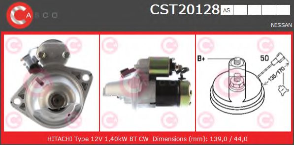 Стартер CASCO CST20128AS