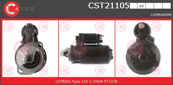 Стартер casco CST21105GS