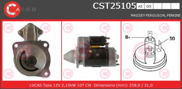 Стартер CASCO CST25105AS