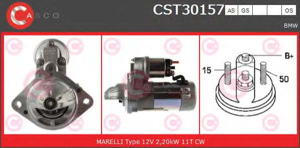 Стартер CASCO CST30157AS