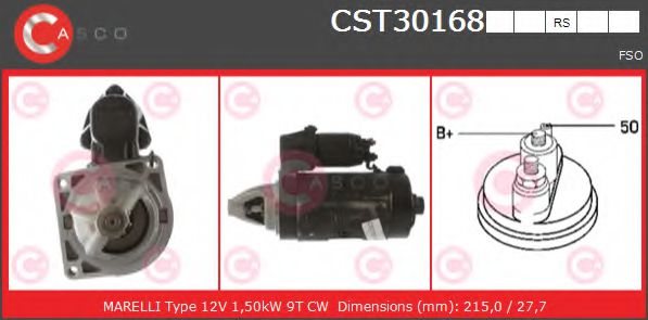 Стартер casco CST30168RS