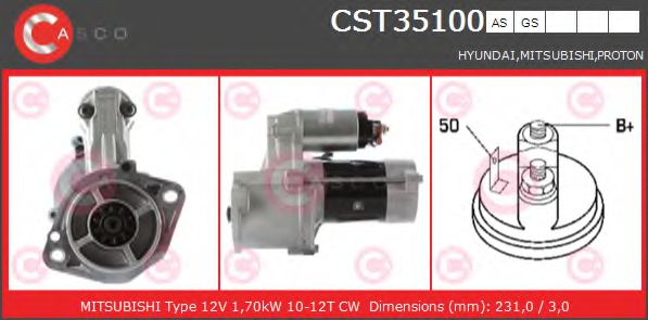 Стартер CASCO CST35100AS