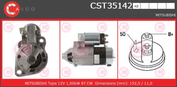 Стартер CASCO CST35142AS