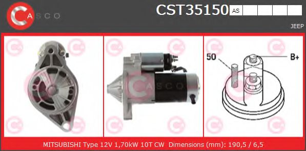 Стартер CASCO CST35150AS