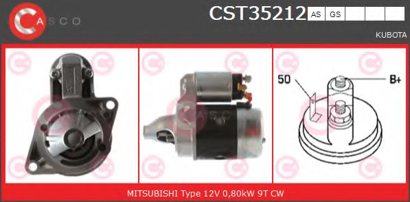 Стартер casco CST35212AS