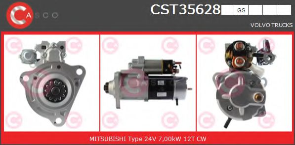 Стартер casco CST35628GS