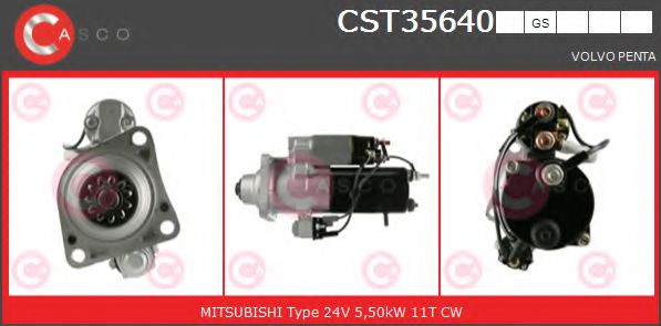 Стартер casco CST35640GS