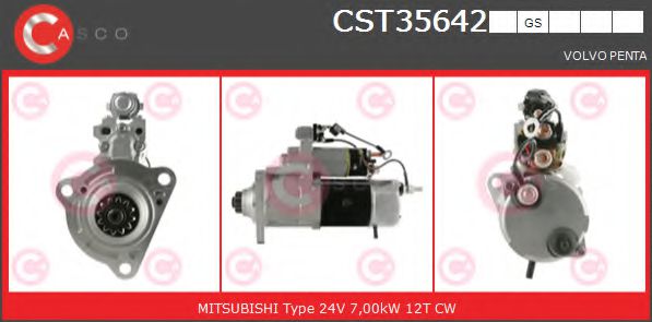 Стартер casco CST35642GS