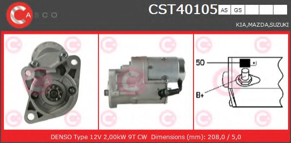 Стартер CASCO CST40105AS