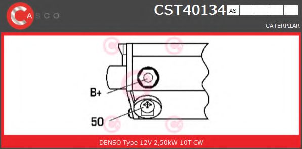 Стартер casco CST40134AS