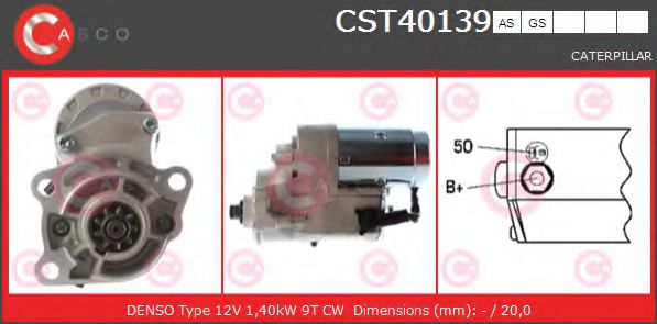 Стартер casco CST40139AS