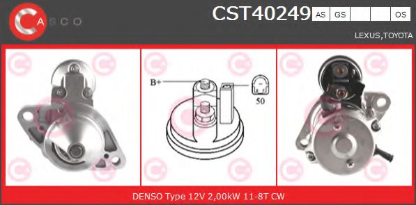 Стартер CASCO CST40249AS