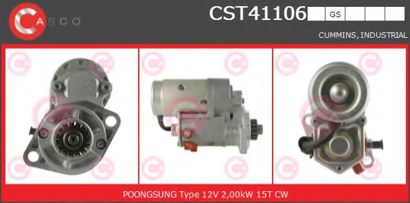 Стартер casco CST41106GS