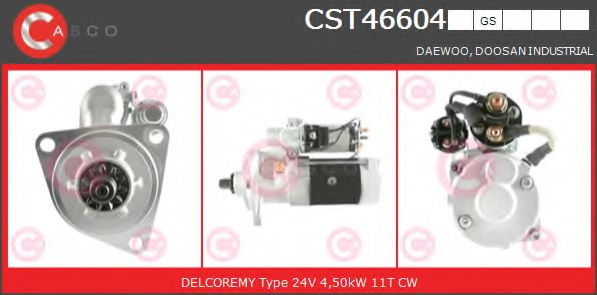 Стартер casco CST46604GS