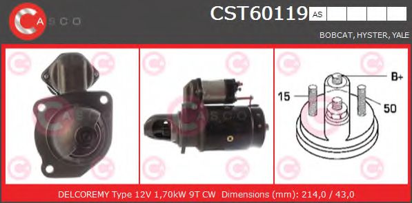 Стартер casco CST60119AS