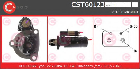 Стартер casco CST60123AS