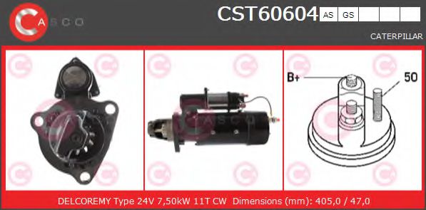 Стартер casco CST60604AS