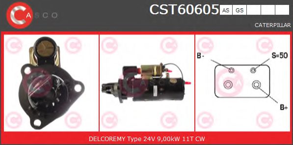 Стартер casco CST60605AS