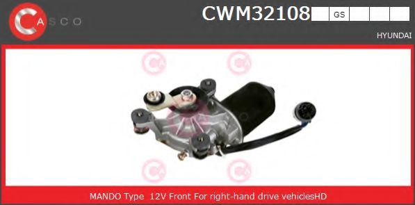 Двигатель стеклоочистителя casco CWM32108GS