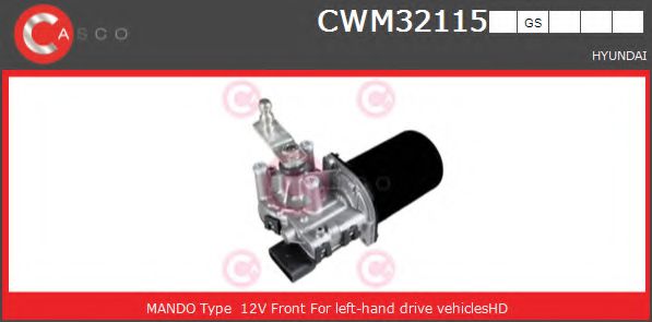 Двигатель стеклоочистителя casco CWM32115GS