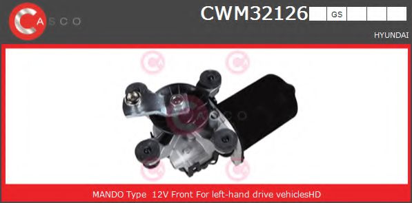 Двигатель стеклоочистителя casco CWM32126GS