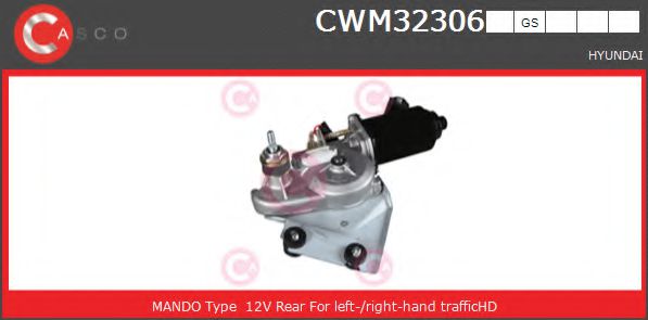 Двигатель стеклоочистителя casco CWM32306GS
