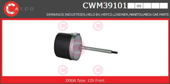 Двигатель стеклоочистителя CASCO CWM39101GS