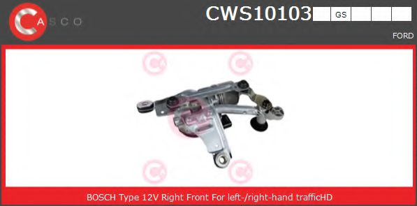 Трапеция стеклоочистителя CASCO CWS10103GS