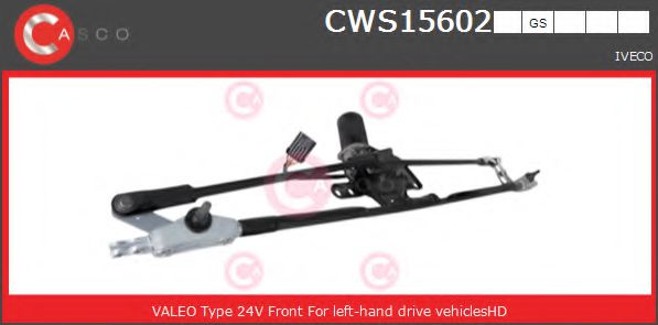 Трапеция стеклоочистителя casco CWS15602GS
