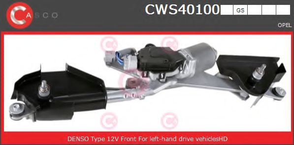 Трапеция стеклоочистителя CASCO CWS40100GS