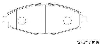 Тормозные колодки ASIMCO KD0701