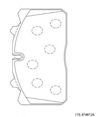 Тормозные колодки ASIMCO KD0901