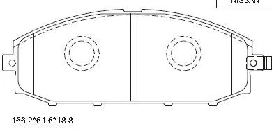 Тормозные колодки ASIMCO KD1764