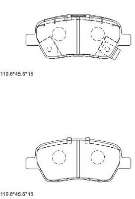 Тормозные колодки ASIMCO KD1789