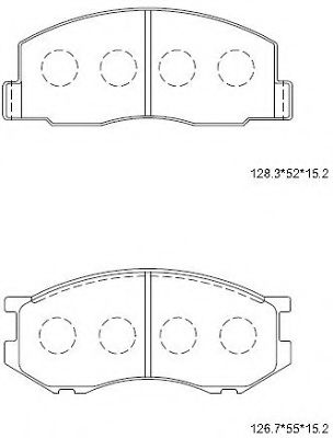 Тормозные колодки ASIMCO KD2685