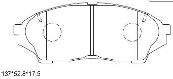 Тормозные колодки ASIMCO KD2716