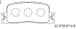 Тормозные колодки ASIMCO KD2740