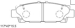 Тормозные колодки ASIMCO KD2742