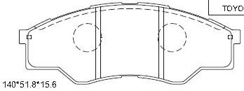 Тормозные колодки ASIMCO KD2763