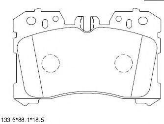 Тормозные колодки ASIMCO KD2778