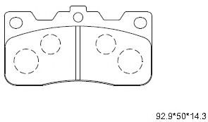 Тормозные колодки ASIMCO KD2779