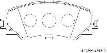 Тормозные колодки ASIMCO KD2780