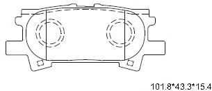 Тормозные колодки ASIMCO KD2783