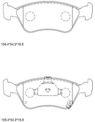 Тормозные колодки ASIMCO KD2797