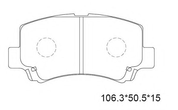 Тормозные колодки ASIMCO KD3313
