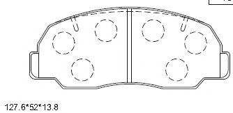 Тормозные колодки ASIMCO KD3392