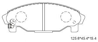 Тормозные колодки ASIMCO KD3714