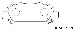 Тормозные колодки ASIMCO KD3715